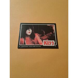Vintage 1978 Aucoin Management AGRMT KISS Trading Card No 11 Collectible Rock